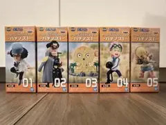 ワンピース ワールド コレクタブル フィギュア ハチノス 5種コンプリート★