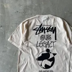 Stussy OUR LEGACY Tシャツクリームコラボストリートサーフマン