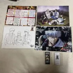 銀魂 THE FINAL 入場者特典 イラストカード　特典フィルムステッカー　等