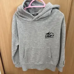 CAMP7 キッズ パーカー グレー 105cm