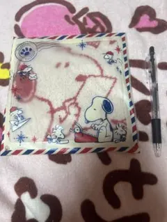 スヌーピー PEANUTS ミニタオル ポスト柄
