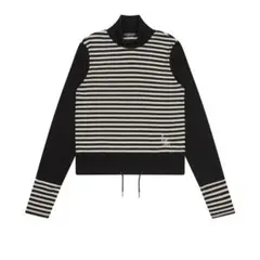 LVTR STRIPE TURTLENECK KNIT