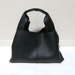 NEUNA ソフトレザーバッグ ワンハンドル ブラック 軽量 大容量