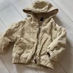 コーデュロイ フード付きアウター 90