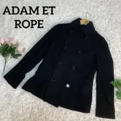 ADAM ET ROPE ピーコート　アダムエロペ　M ブラック　長袖