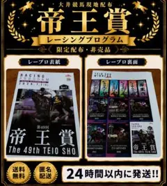 大井競馬 帝王賞　2026 レーシングプログラム レープロ 限定配布　２冊セットのサムネイル