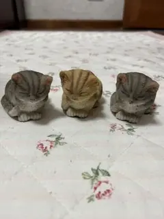 猫ちゃんオブジェ4匹セット