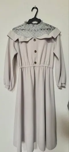 マジックサウンド オフショルダー風 レース ロングワンピース