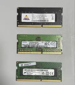 3枚セット 8GB メモリ PC4-3200