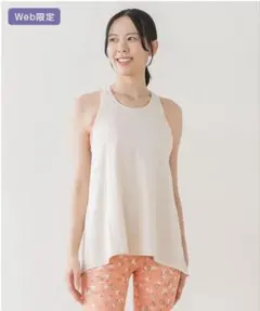 SUKALA web限定 タンクトップ ヨガウェア ミックスフラワーセパレート