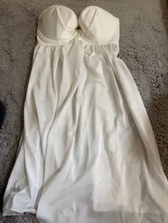 ホワイト ストラップレス ブライダルインナー