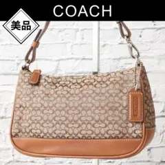 ✨美品✨ コーチ アクセサリーポーチ ハンドバッグ ミニシグネチャー 6622