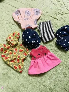 メルちゃん人形用着せ替え服セット　帽子　ワンピース等各種　ハンドメイド　ソラン