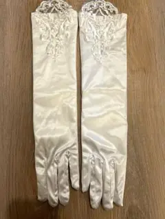 グローブ　結婚式　白