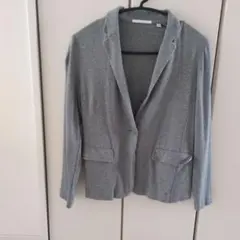 グレー シングルボタン ジャケット Mサイズ