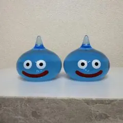 ドラゴンクエスト　スライム　ビッグクリアフィギュア ブルー2個【未使用品】