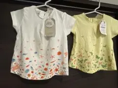 新品タグ付きZARA BABY☆プリントTシャツ 2枚セット☆サイズ80のサムネイル