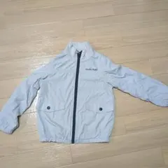 秋や冷房寒いときにBeBeリバーシブルジップアップナイロンジャケット130