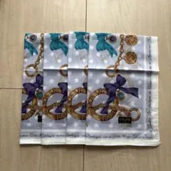 【美品】CELINE シルクスカーフ ハンカチ