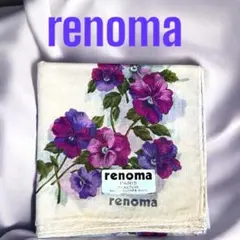 k*Y様 renoma 花柄ハンカチ 約50cm x 50cm