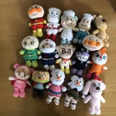 ぷりちぃビーンズ アンパンマン ぬいぐるみ 17体 セット