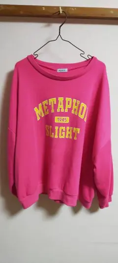 aquaist METAPHOR SLIGHT トレーナー