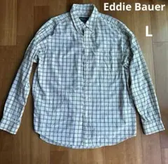 エディーバウアー Eddie Bauer 長袖 チェックシャツ　ボタンダウンのサムネイル