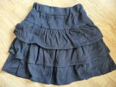 COMME CA ISM ネイビー フリルキュロット 120