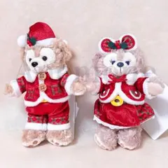 【新品タグ付き】 ダッフィー シェリーメイ 2016 ぬいぐるみバッジ ぬいバ