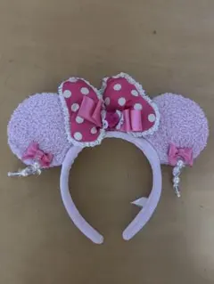 ミニー耳デザイン カチューシャ ピンク