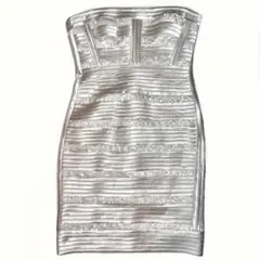BCBGMAXAZRIA ミニ丈ドレス　スパンコールドレス　パーティードレス