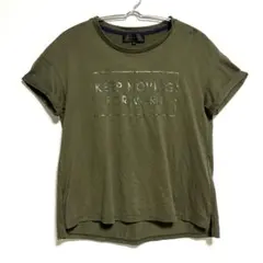 UNTITLED カーキ色 半袖Tシャツ 1