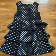 水玉模様ワンピース130cm