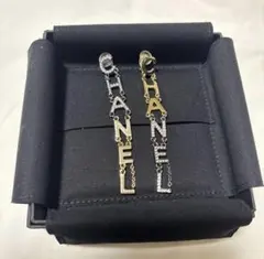 CHANEL シャネル クリスタル　ロング ピアス