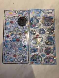 新品　あわわちゃんプチドロップステッカー　ジュエルプチドロップ