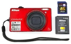 Nikon COOLPIX クールピクス S6000 デジタルカメラ 赤 SDのサムネイル