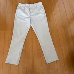 スリムフィット ライトグレー パンツ
