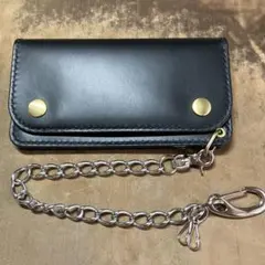 新品 日本製 ノーブランド トラッカーウォレット タトゥースタジオ
