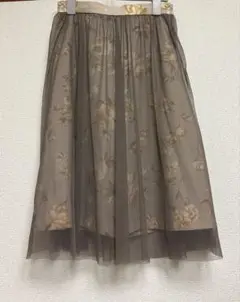 KATHARINE ROSS キャサリンロス チュールスカート 花柄