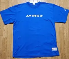 AVIREX × ロサンゼルス・ドジャース コラボTシャツ 青 ビッグサイズ