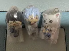 銀魂 つまんでつなげてマスコット 銀時 新八 定春　ガチャガチャ