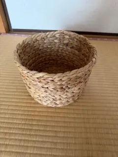 【無印良品】ウォーターヒヤシンス/ラウンド/バスケット/浅のサムネイル