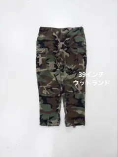 ウッドランド 迷彩 実物 カーゴパンツ BDU ヴィンテージ 古着のサムネイル