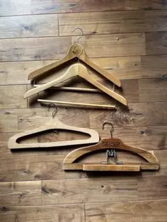 ビンテージ　コートハンガー　4点セット