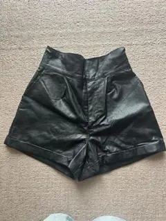 GRL ブラック ハイウエスト ショートパンツ M