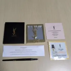 YSL イブサンローラン ミラー ノベルティ リップブラシ ファンデ 試供品
