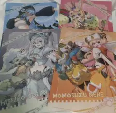 モンスターハンターワイルズ　× ホロライブ　カプコン限定　クリアファイル　4枚