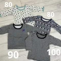 Champion 長袖シャツ 星柄 ストライプ　ベビー　キッズ　下着　肌着