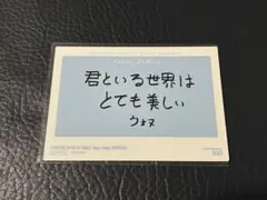 SEVENTEEN Happy Ending ウォヌ　メッセージトレカ　033