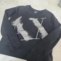 アルマーニエクスチェンジ　トレーナー　スウェット　M　黒